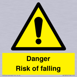 Danger Risk of falling